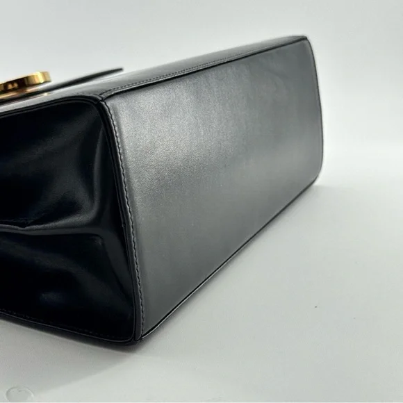 Salvatore Ferragamo Gancini Leather Top Handle Bag - Picture 7 of 17